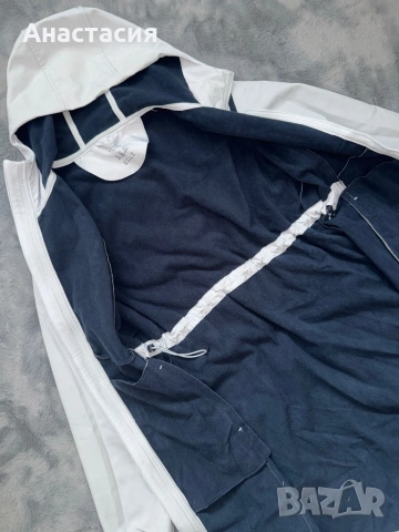 Дамско светлосиньо яке с качулка, снимка 2 - Якета - 53755437