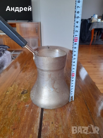 Старо алуминиево джезве #9, снимка 3 - Други ценни предмети - 52922086