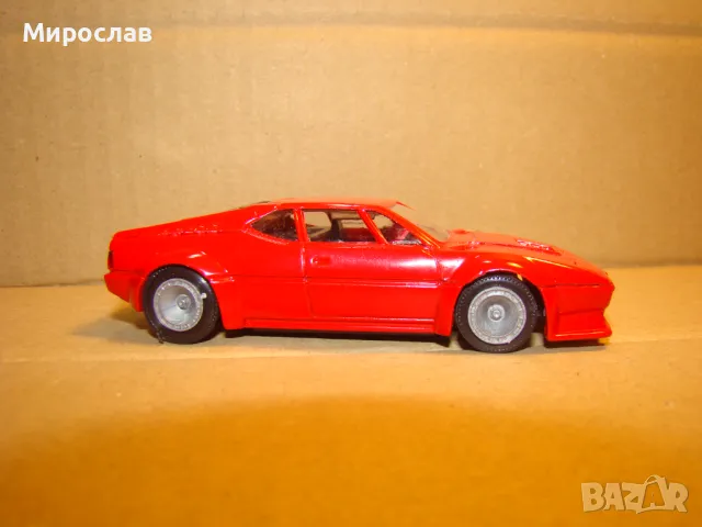 1:43 SOLIDO BMW M1 ИГРАЧКА КОЛИЧКА МОДЕЛ, снимка 4 - Колекции - 48621346