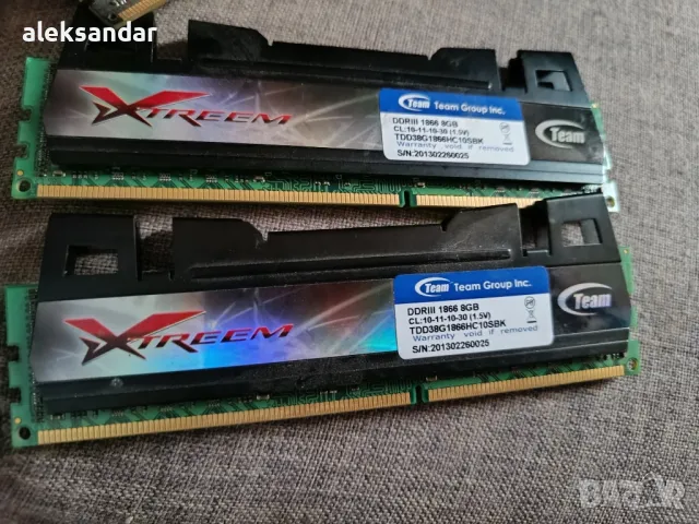 Team Group Extreme 16GB DDR3 1886MNz, снимка 1 - RAM памет - 46958103