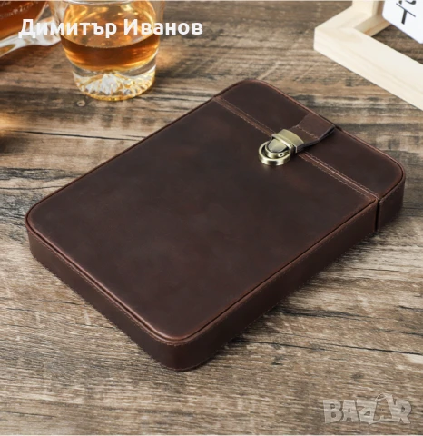 Ретро кожен калъф за 6 пури от естествена кожа, снимка 3 - Други - 50997611