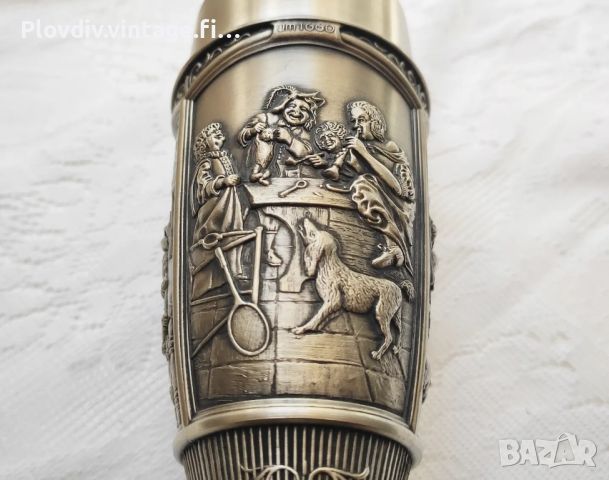 Калаен бокал WMF Zinn Pewter Pilstulpe, снимка 8 - Други ценни предмети - 46791009