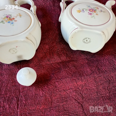 Чайници порцелан, снимка 2 - Антикварни и старинни предмети - 51830625