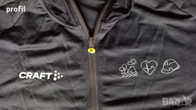 Craft L горнище яке за спорт, снимка 8 - Спортни дрехи, екипи - 54190417