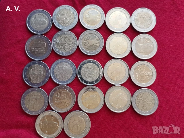 2 евро от 15 държави