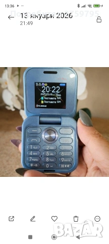 НОВО.Сгъваем мобилен телефон i16 Pro – 2 SIM, камера, фенерче, FM радио FS-20340 , видео , снимка 2 - Калъфи, кейсове - 53413378