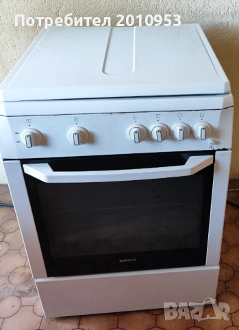 Комбинирана печка Beko на ток/газ, снимка 2 - Печки, фурни - 51540786