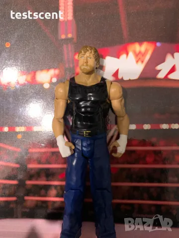 Екшън фигура WWE Jon Moxley Dean Ambrose Дийн Амброуз Basic играчка WWE AEW Tough Talkers, снимка 3 - Колекции - 48507413