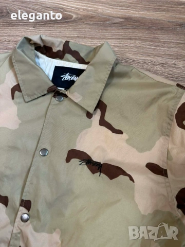 Мъжко яке Stussy Desert Camo Coach . Rain waterproof Jacket , M размер, снимка 3 - Якета - 54203757