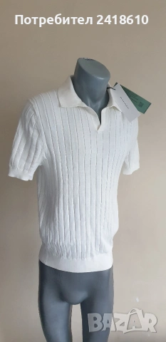 Hugo Boss Baldessarini Knit Памук / Коприна Mens Size M НОВО ! ОРИГИНАЛНА Мъжка  Тениска!, снимка 7 - Тениски - 53877677