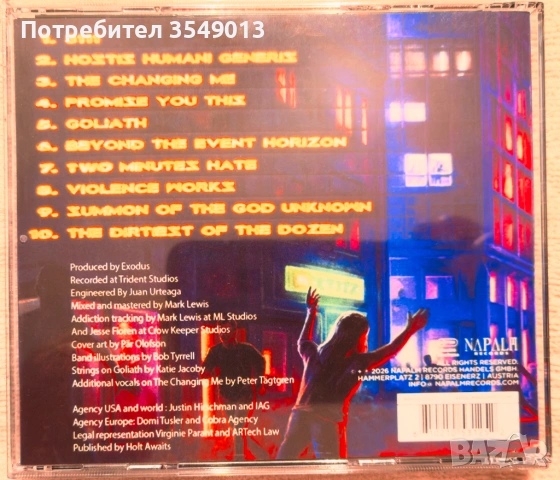 Неофициални cd / цд компакт дискове - нови - AXEL RUDI PELL & EXODUS, снимка 13 - CD дискове - 53954956