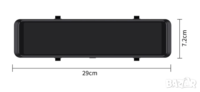 12-инчово смарт огледало с Android 14.0, 4G/LTE и WiFi свързаност, снимка 3 - Аксесоари и консумативи - 52430326