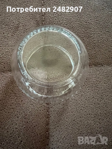 Стъклен свещник, снимка 8 - Декорация за дома - 53770082