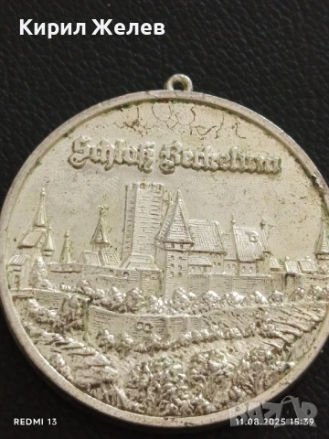 МЕДАЛ СУВЕНИР ГЕРМАНИЯ 200г. КРЕПОСТ за КОЛЕКЦИЯ 34031, снимка 7 - Антикварни и старинни предмети - 51328914