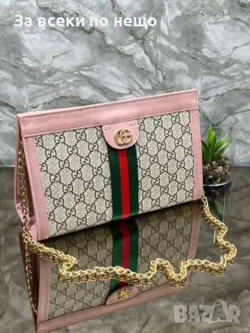 Gucci Дамска Чанта Гучи - Налични Различни Цветове Код D2175, снимка 3 - Чанти - 49425635