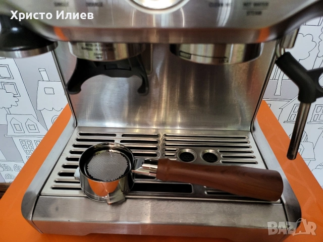 Еспресо машина SAGE Barista Express Кафемашина с кафемелачка, снимка 10 - Кафемашини - 53462788