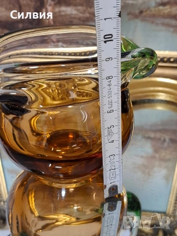 Комплект Дизайнерско Арт Стъкло , снимка 7 - Антикварни и старинни предмети - 53033510