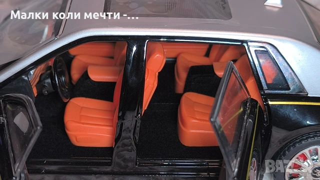 Метална кола Rolls Royce Phantom,1:18 мащаб, чисто нова , снимка 8 - Колекции - 53296536