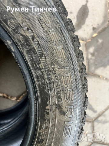 2бр зимни гуми 255-55-18, снимка 4 - Гуми и джанти - 53230978