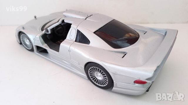 Mercedes Benz CLK-GTR Street Version MAISTO 1:26, снимка 2 - Колекции - 42605196