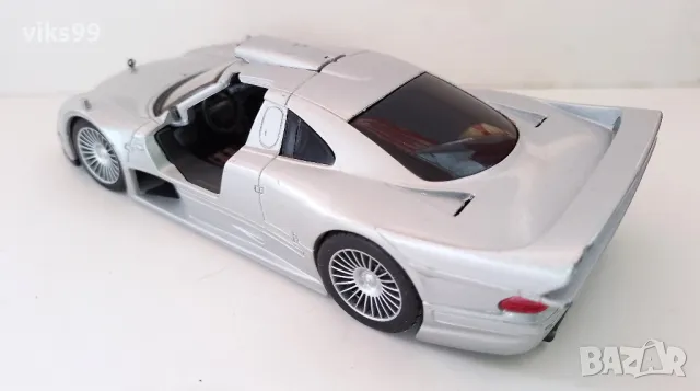 Mercedes Benz CLK-GTR Street Version MAISTO 1:26, снимка 2 - Колекции - 48087689