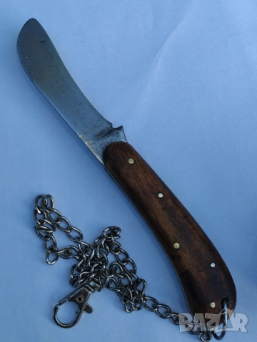 Старо джобно ножче за ашладисване П. Денев. , снимка 6 - Антикварни и старинни предмети - 52378571