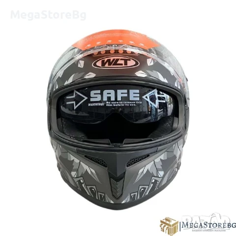 Каска за мотор 108 - размер L - Matt Grey 4, снимка 2 - Аксесоари и консумативи - 50576587