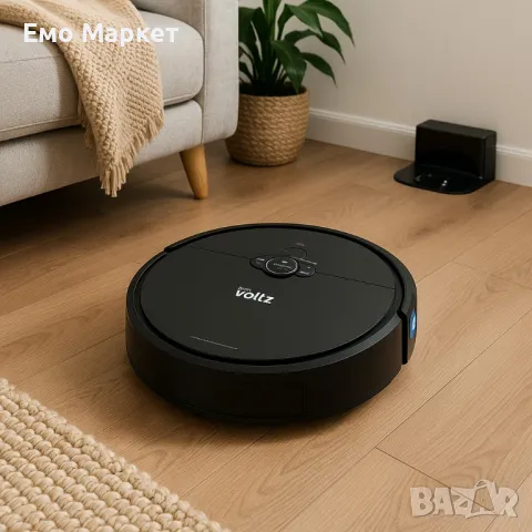 Прахосмукачка робот с моп Voltz, 3 в 1, 2000PA, 4400mAh, до 200 кв. м., Wi-Fi, снимка 3 - Прахосмукачки - 50098758