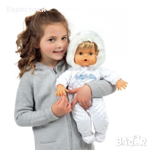Кукла Cicciobello Snowman, плачеща кукла с зимно облекло, 42 см, снимка 3 - Кукли - 45649972
