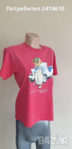 POLO Ralph Lauren Bear  Cotton Size M НОВО! ОРИГИНАЛ! Дамка Тениска!, снимка 11 - Тениски - 53949970