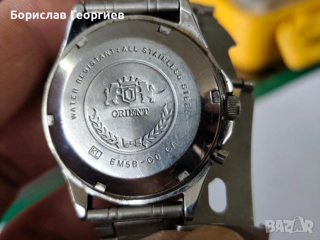 Механичен часовник orient automatic 21 jewels, снимка 5 - Мъжки - 53071632