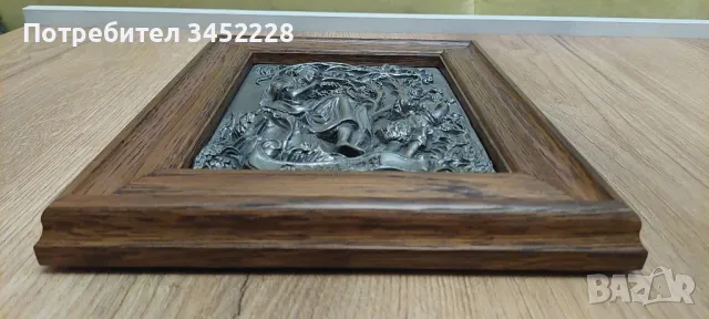 пано метално рамка дърво масив за ценители отлично , снимка 6 - Декорация за дома - 50225462