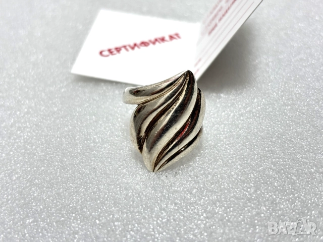Дамски Сребърен Пръстен (проба 925)- 3,46 грама, снимка 4 - Пръстени - 52549825