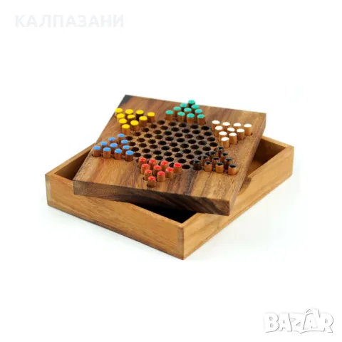Дървен Китайски шах - K020, снимка 2 - Игри и пъзели - 50216747