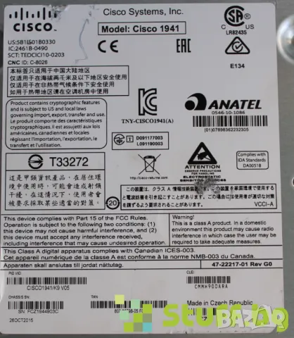 Cisco 1941 router, снимка 4 - Рутери - 50218893