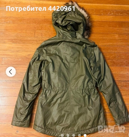 Зимно яке на Н&М с качулка и пух, снимка 4 - Якета - 52148028
