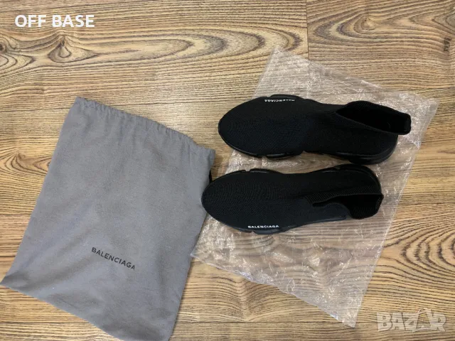 Маратонки BALENCIAGA Speed 2.0 (Black), снимка 9 - Маратонки - 48491723