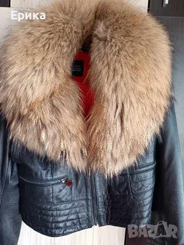 Кожено яке естествена кожа , снимка 5 - Якета - 53707037