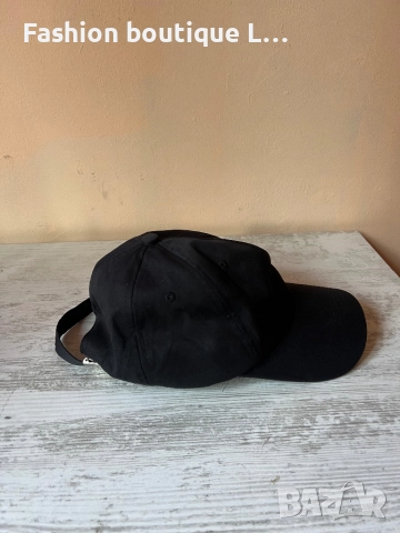 Черна дамска бейзболна шапка от текстил с регулираща се обиколка на главата 🖤, снимка 3 - Шапки - 52943931
