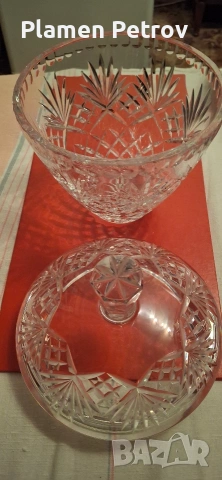 Кристална бонбониера/ръчна изработка/, снимка 11 - Декорация за дома - 40530856