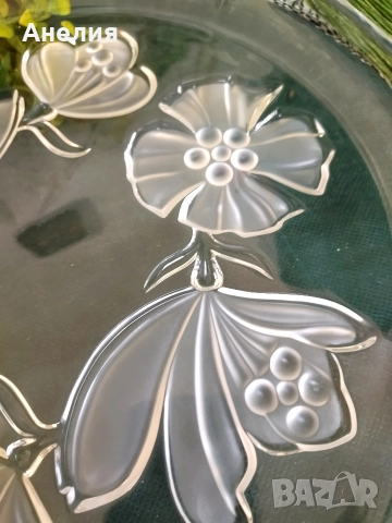 Тортиера матирани цветя, снимка 5 - Чинии - 52800567