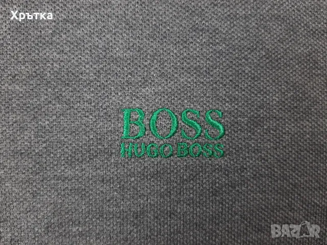 Hugo Boss Paddy - Оригинална мъжка тениска с яка размер L, снимка 5 - Тениски - 49556346