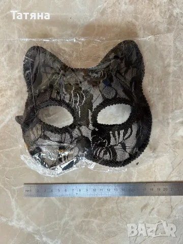 Маска черна  котка , снимка 1