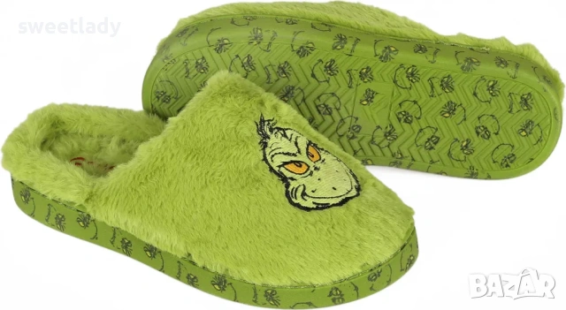 Домашни пантофи Grinch , снимка 6 - Пантофи - 53635329