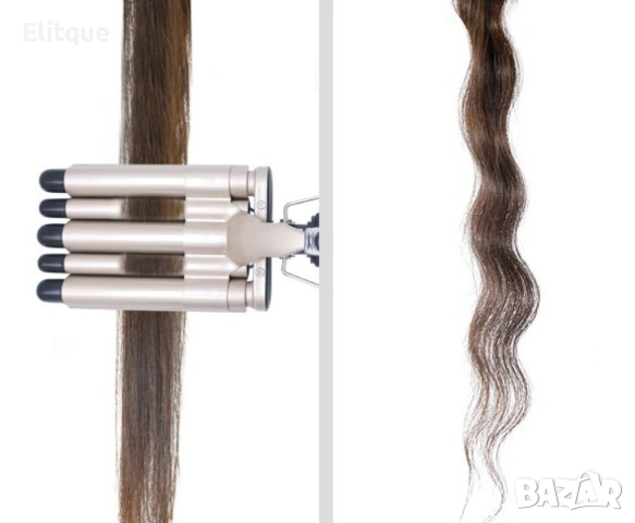 Ретро преса с пет цилиндъра Gemei 💇‍♀️, снимка 5 - Преси за коса - 53283128