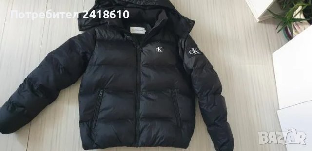 Calvin Klein Mens Down Water Repellent Jacket Size S НОВО! ОРИГИНАЛ! Мъжко Зимно пухено Яке!, снимка 11 - Якета - 47230286