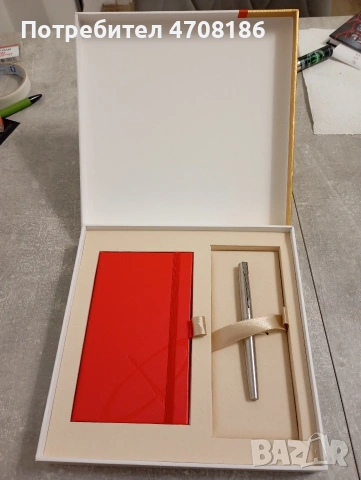 Писалка и тефтер А5 Паркър, снимка 4 - Ученически пособия, канцеларски материали - 53890929