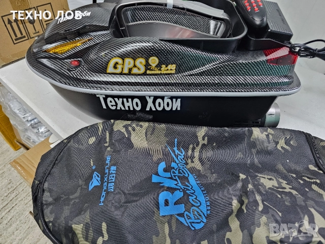 ЛОДКА ЗА ЗАХРАНКА HJ817 GPS, Li-Ion батерия, гласово дистанцонно , снимка 13 - Такъми - 51675519