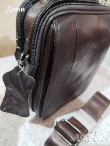 Нова мъжка кожена чанта. , снимка 4 - Чанти - 50086474