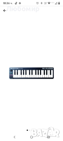 Компактен MIDI контролер M-Audio Keystation Mini 32, снимка 7 - Пиана - 52335484